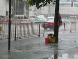Erster Regen in China