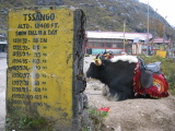 Bergsee an der Grenze zu Tibet
